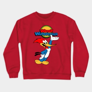 Woody Woodpecker With Logo Crewneck Sweatshirt